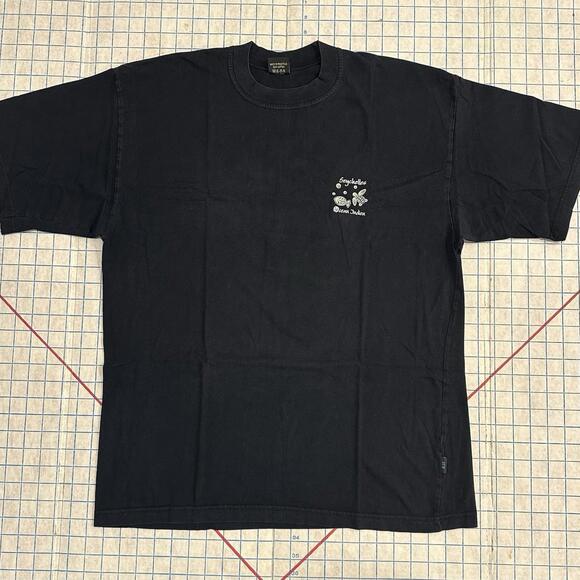 Vintage 90s OCEAN BLUE SURF‎ T-Shirt XXL/XL Surfwear beach skate Seychelles - Picture 2 of 8